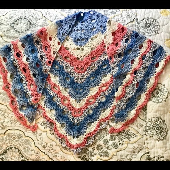 Sunset Crochet Shawl - Picture 2 of 3